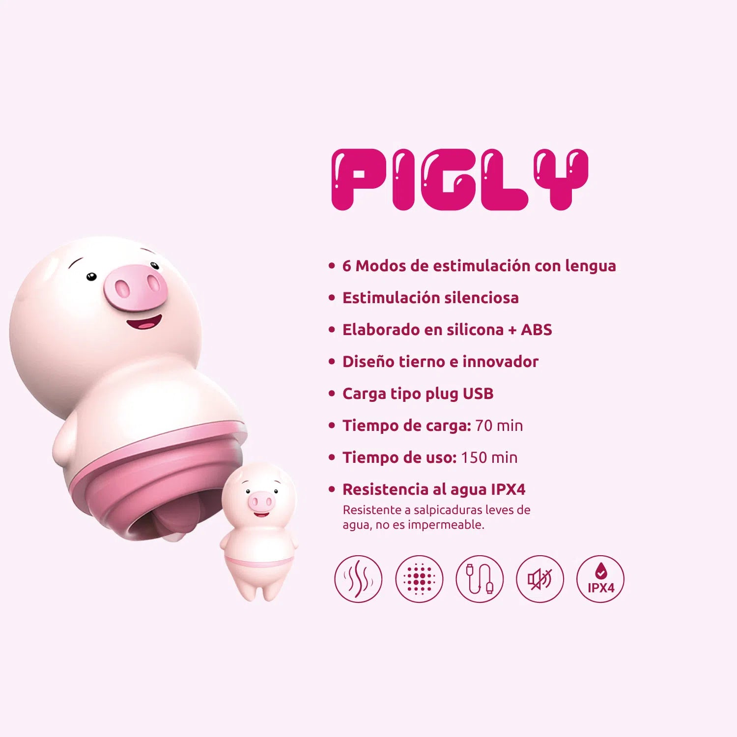 Estimulador de clítoris Pigly