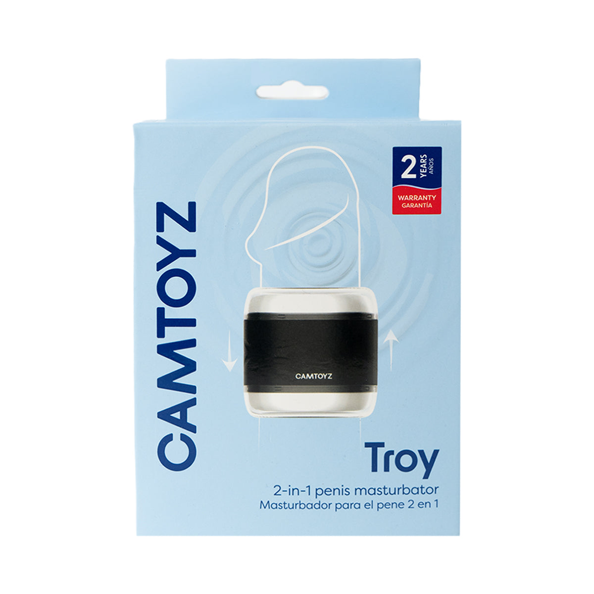 Masturbador troy 2 en 1