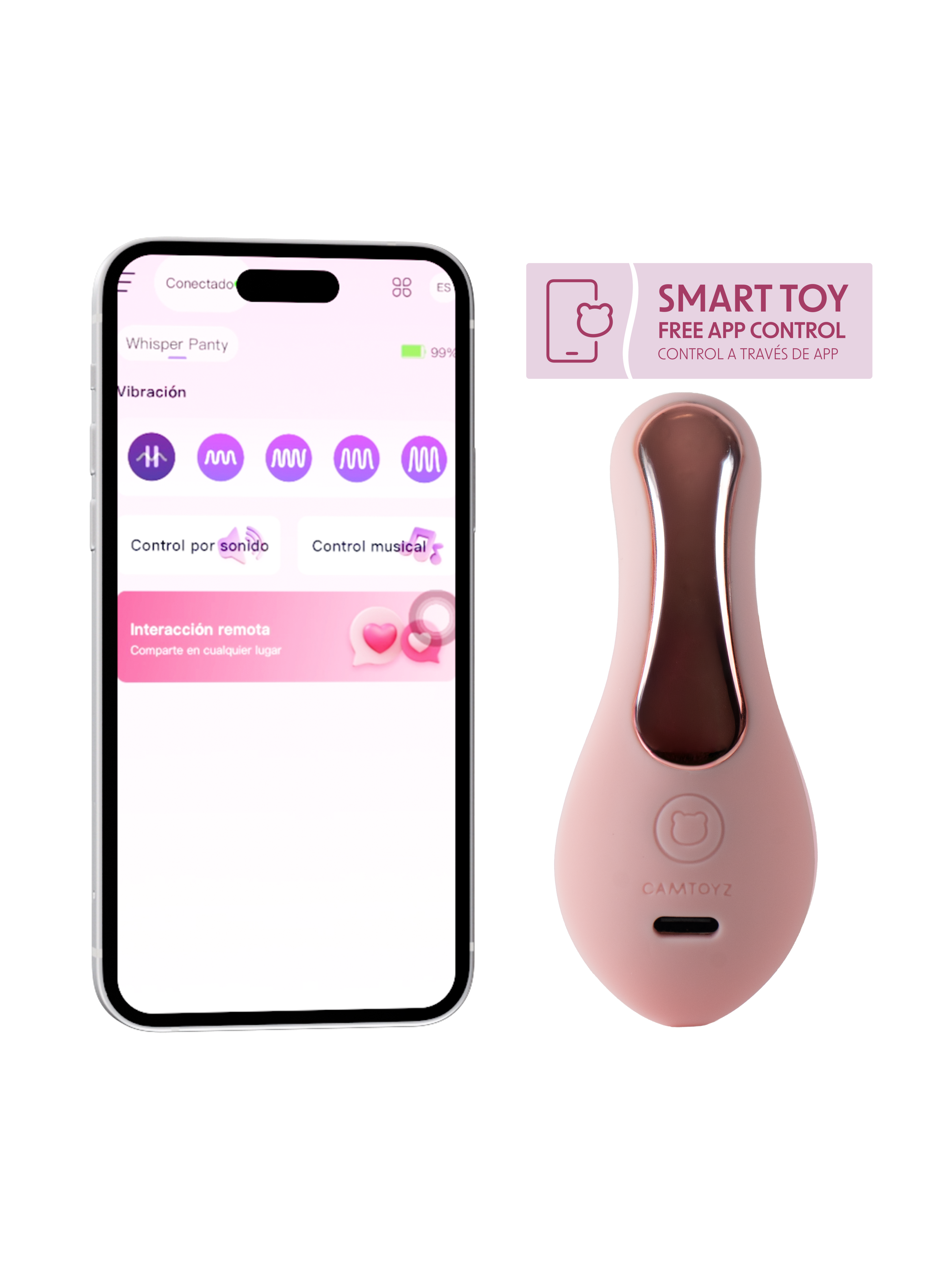 Panty Vibrador Ultra-Silencioso Whisper